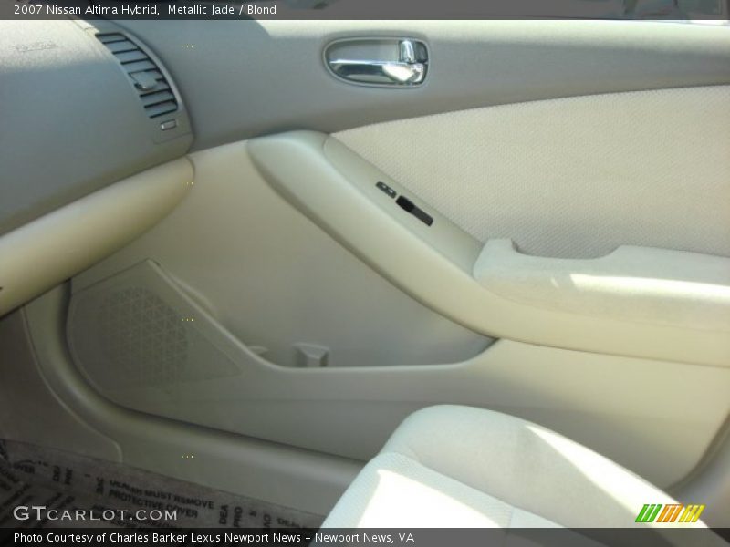 Metallic Jade / Blond 2007 Nissan Altima Hybrid