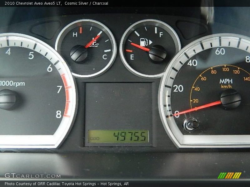 Cosmic Silver / Charcoal 2010 Chevrolet Aveo Aveo5 LT