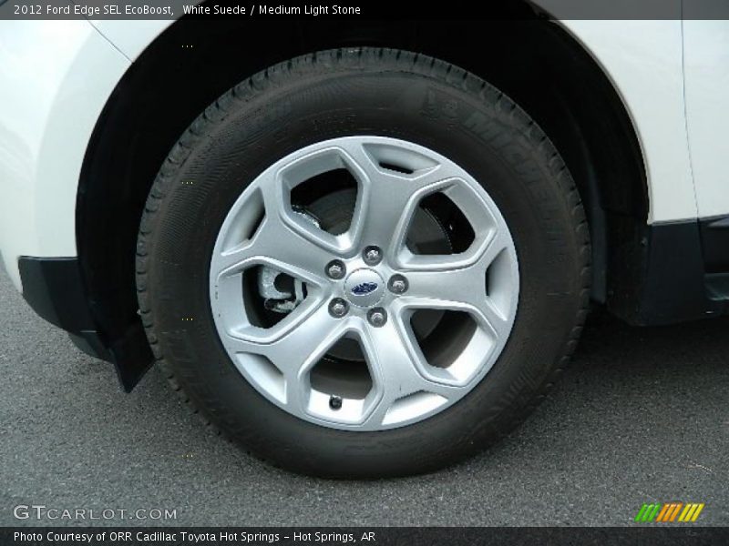 White Suede / Medium Light Stone 2012 Ford Edge SEL EcoBoost