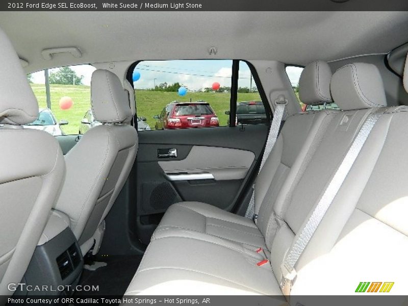 White Suede / Medium Light Stone 2012 Ford Edge SEL EcoBoost
