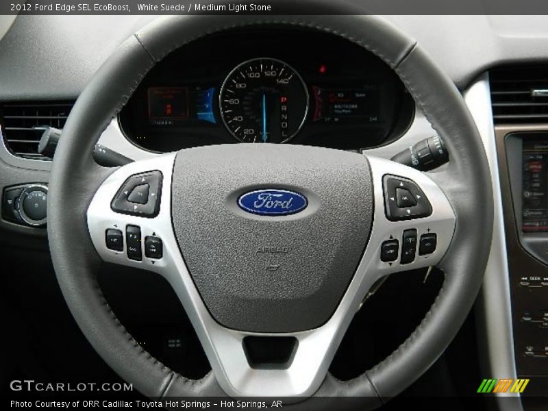 White Suede / Medium Light Stone 2012 Ford Edge SEL EcoBoost