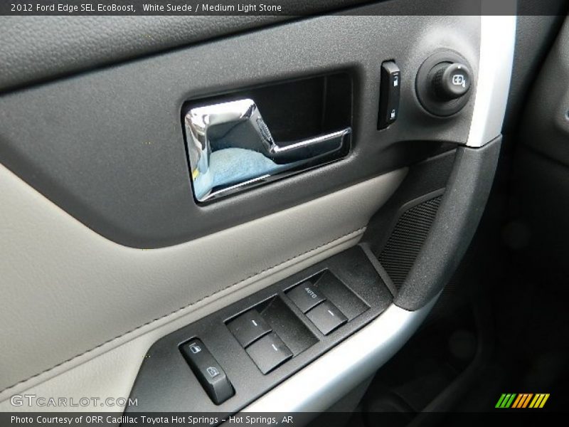 White Suede / Medium Light Stone 2012 Ford Edge SEL EcoBoost