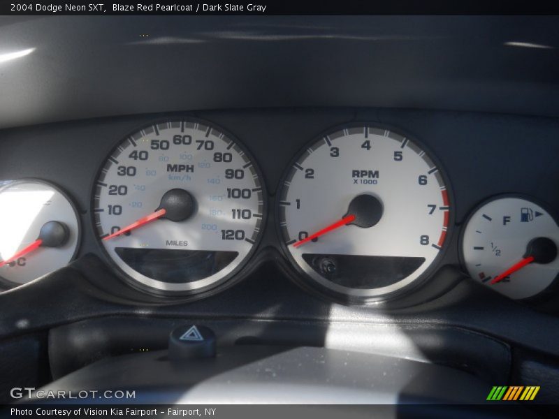 Blaze Red Pearlcoat / Dark Slate Gray 2004 Dodge Neon SXT
