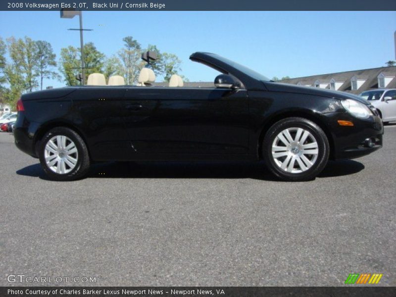 Black Uni / Cornsilk Beige 2008 Volkswagen Eos 2.0T