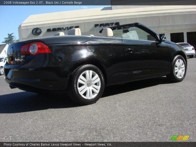 Black Uni / Cornsilk Beige 2008 Volkswagen Eos 2.0T
