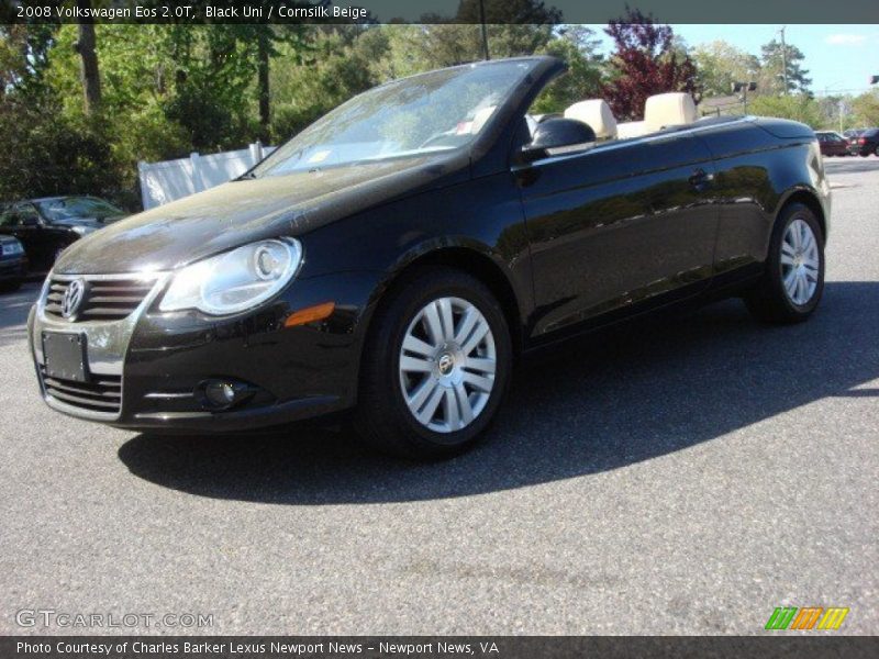 Black Uni / Cornsilk Beige 2008 Volkswagen Eos 2.0T