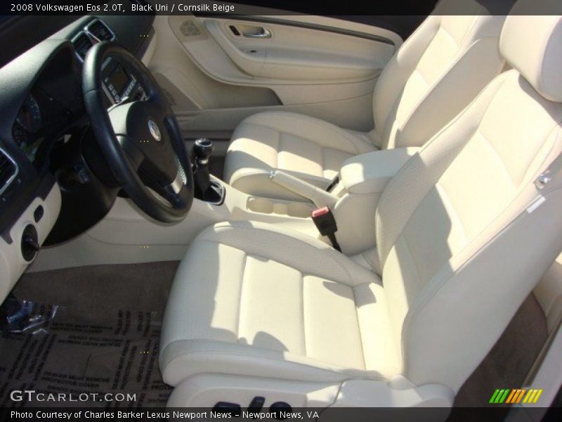 Black Uni / Cornsilk Beige 2008 Volkswagen Eos 2.0T