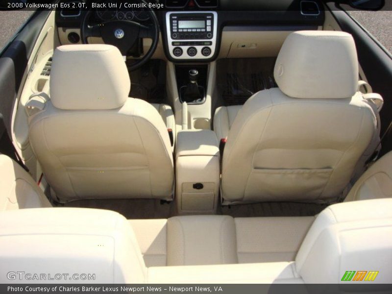 Black Uni / Cornsilk Beige 2008 Volkswagen Eos 2.0T