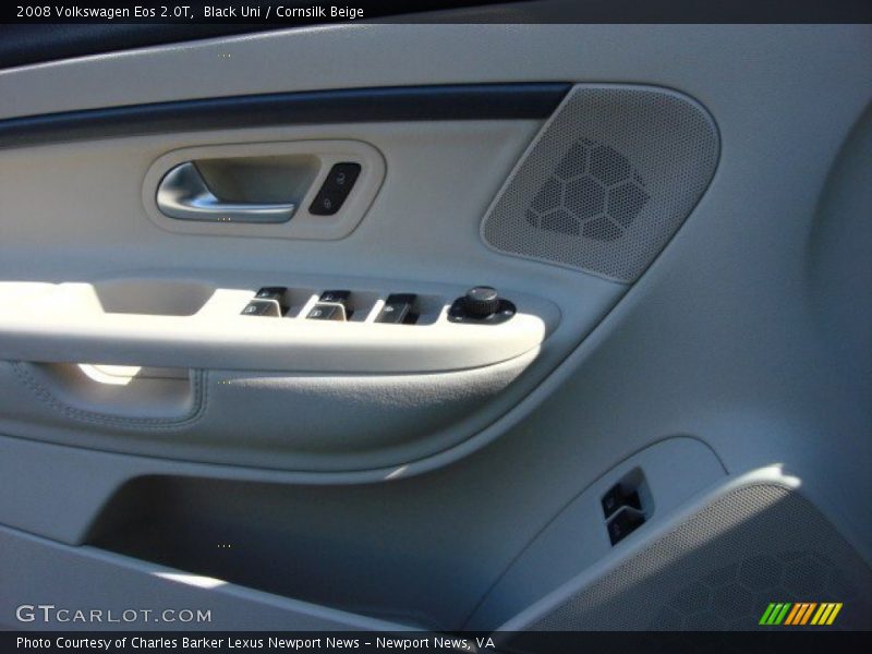 Black Uni / Cornsilk Beige 2008 Volkswagen Eos 2.0T