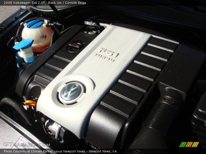 Black Uni / Cornsilk Beige 2008 Volkswagen Eos 2.0T