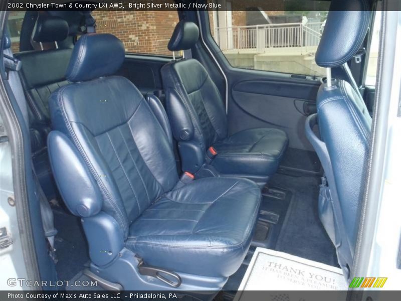 Rear Seat of 2002 Town & Country LXi AWD
