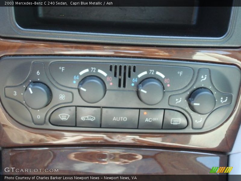 Capri Blue Metallic / Ash 2003 Mercedes-Benz C 240 Sedan