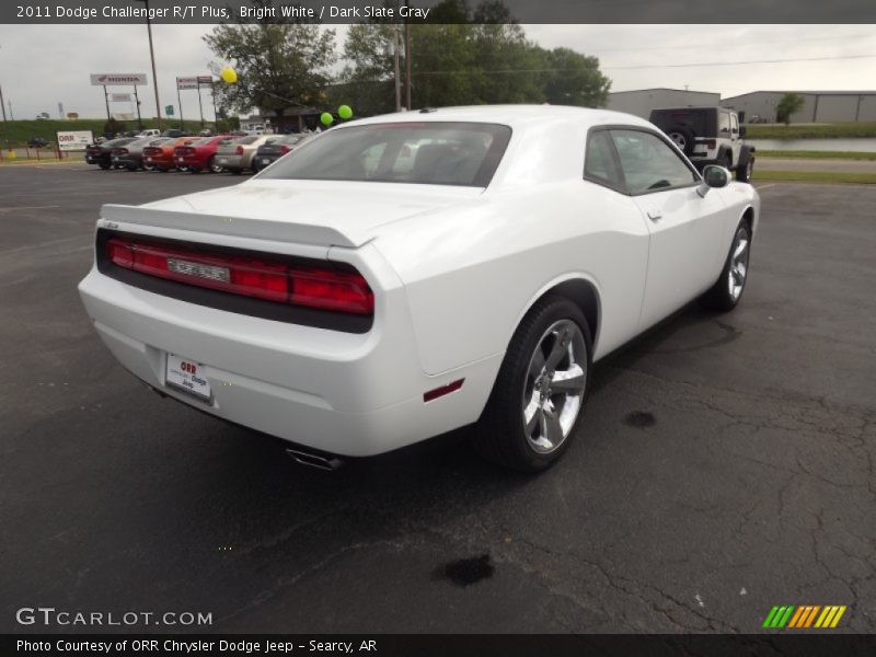 Bright White / Dark Slate Gray 2011 Dodge Challenger R/T Plus