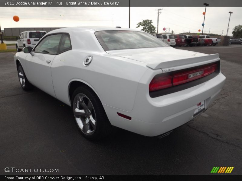 Bright White / Dark Slate Gray 2011 Dodge Challenger R/T Plus
