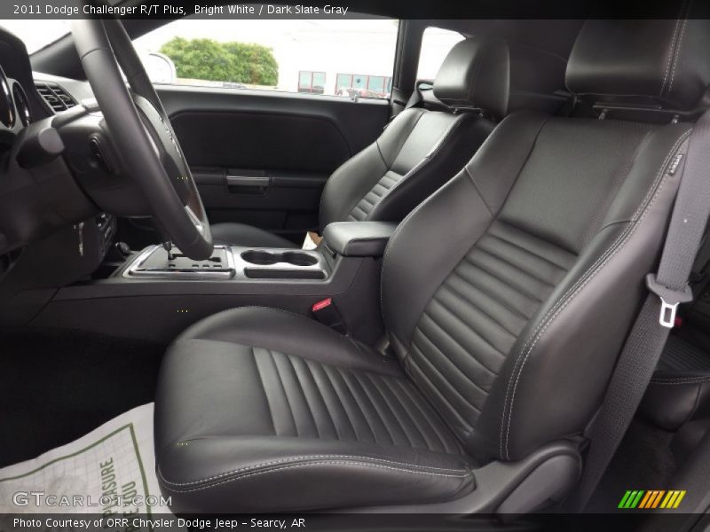 Bright White / Dark Slate Gray 2011 Dodge Challenger R/T Plus
