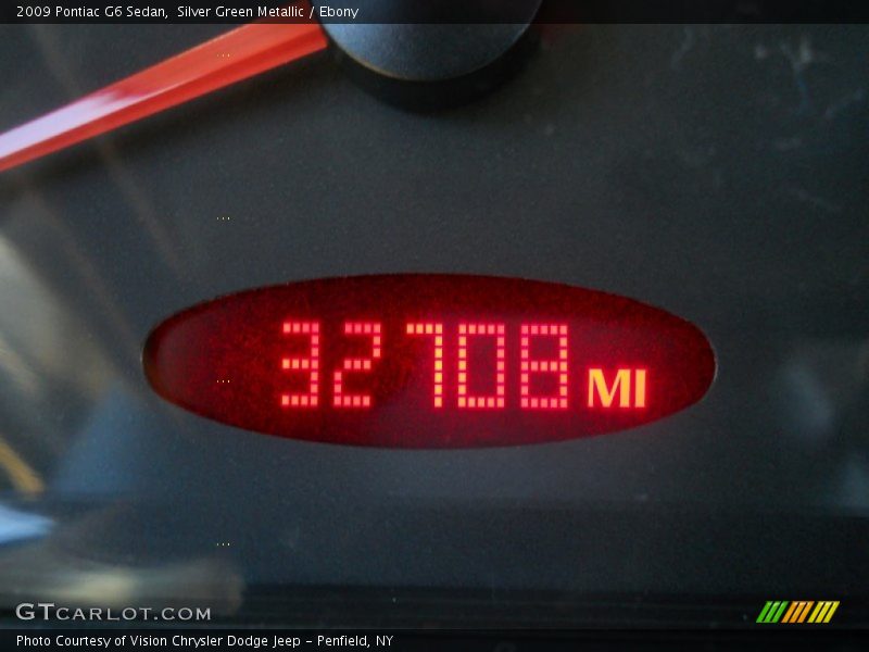 Silver Green Metallic / Ebony 2009 Pontiac G6 Sedan