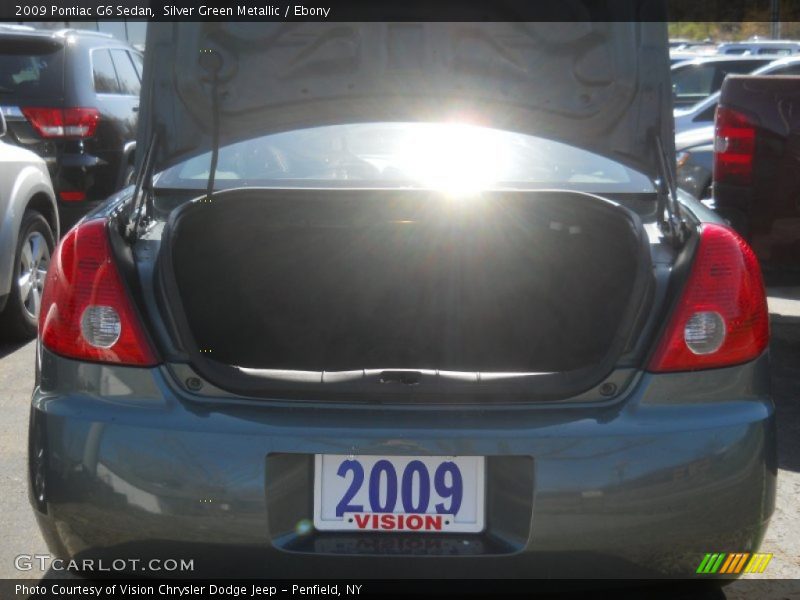 Silver Green Metallic / Ebony 2009 Pontiac G6 Sedan