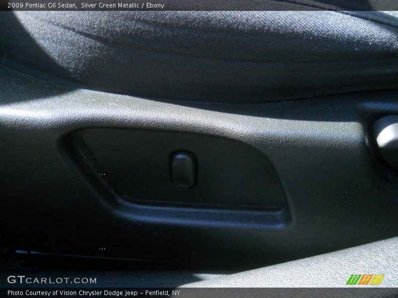 Silver Green Metallic / Ebony 2009 Pontiac G6 Sedan
