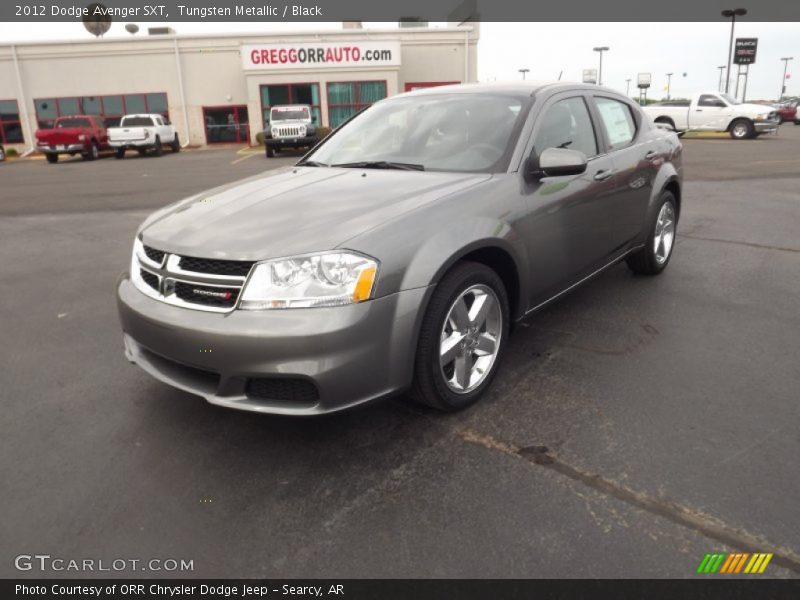 Tungsten Metallic / Black 2012 Dodge Avenger SXT