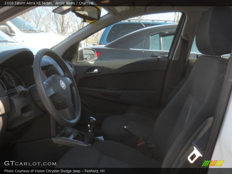 Arctic White / Charcoal 2008 Saturn Astra XE Sedan