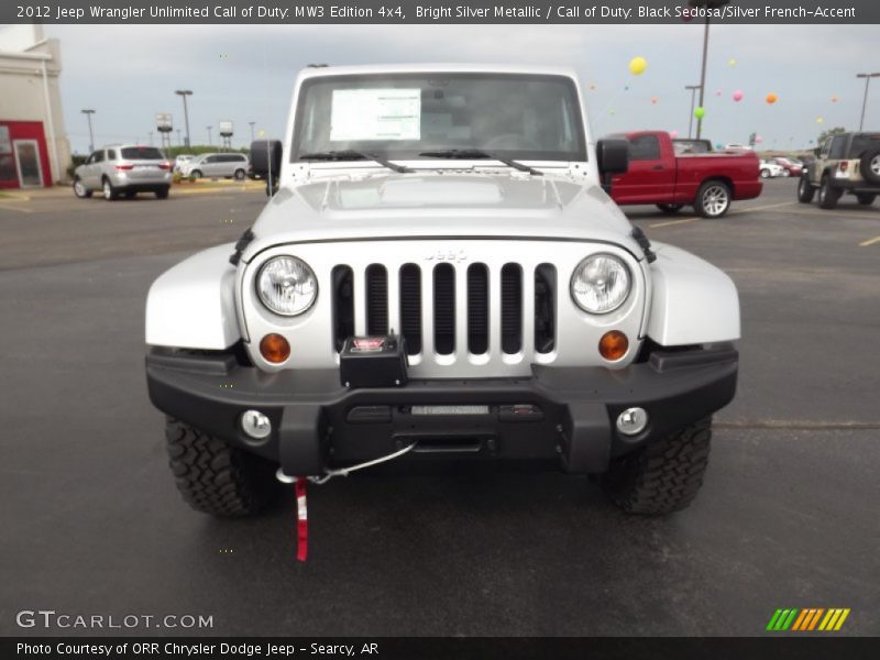 Bright Silver Metallic / Call of Duty: Black Sedosa/Silver French-Accent 2012 Jeep Wrangler Unlimited Call of Duty: MW3 Edition 4x4