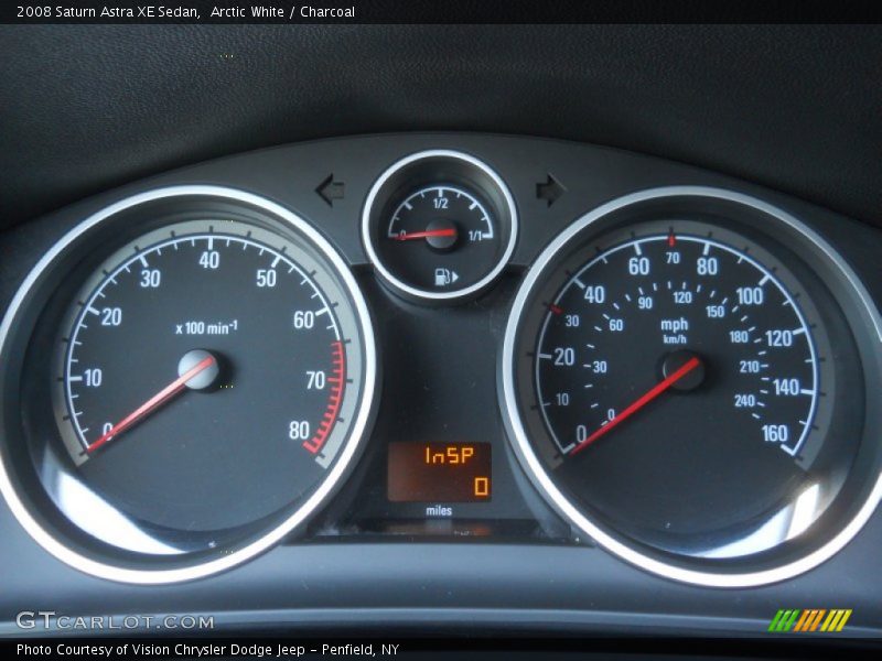 Arctic White / Charcoal 2008 Saturn Astra XE Sedan
