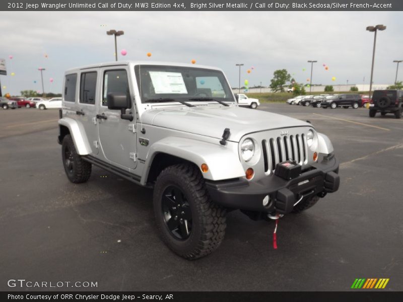 Front 3/4 View of 2012 Wrangler Unlimited Call of Duty: MW3 Edition 4x4