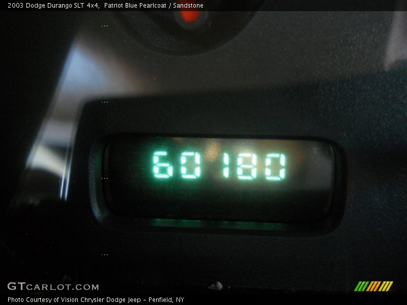 Patriot Blue Pearlcoat / Sandstone 2003 Dodge Durango SLT 4x4