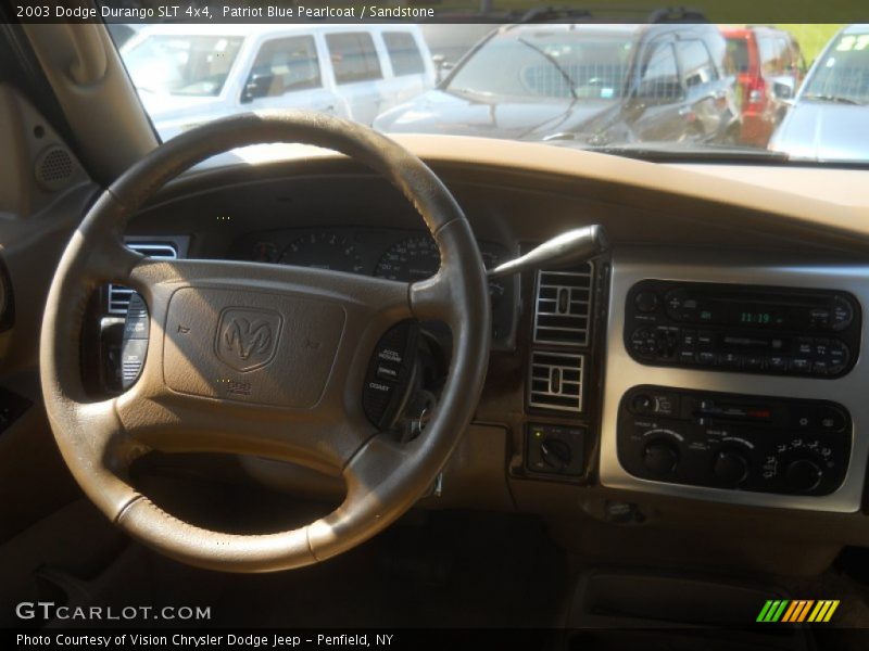 Patriot Blue Pearlcoat / Sandstone 2003 Dodge Durango SLT 4x4