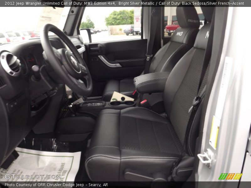  2012 Wrangler Unlimited Call of Duty: MW3 Edition 4x4 Call of Duty: Black Sedosa/Silver French-Accent Interior