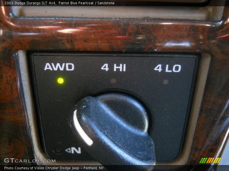 Patriot Blue Pearlcoat / Sandstone 2003 Dodge Durango SLT 4x4