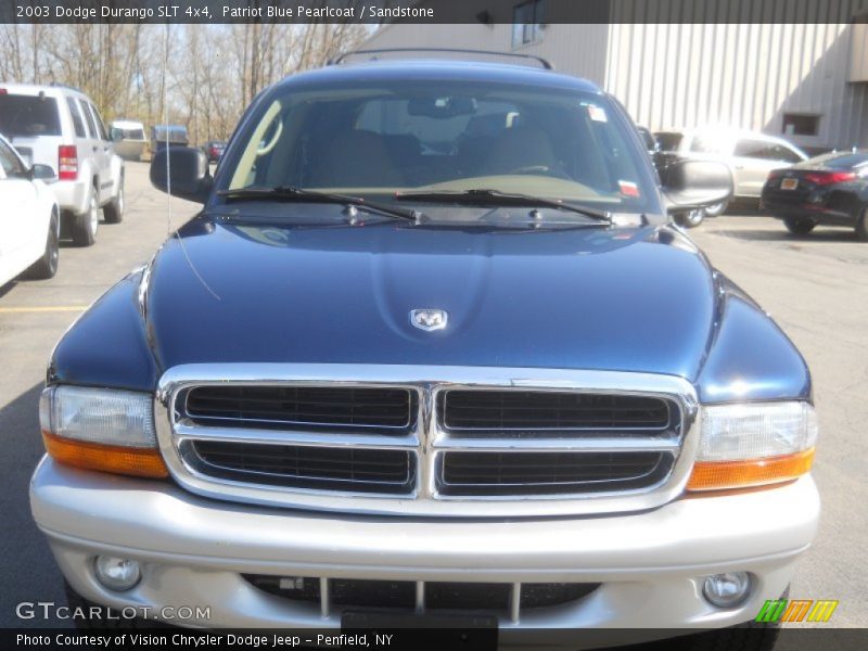 Patriot Blue Pearlcoat / Sandstone 2003 Dodge Durango SLT 4x4
