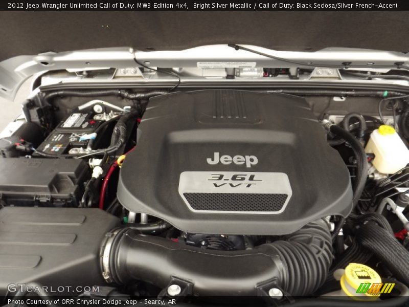  2012 Wrangler Unlimited Call of Duty: MW3 Edition 4x4 Engine - 3.6 Liter DOHC 24-Valve VVT Pentastar V6