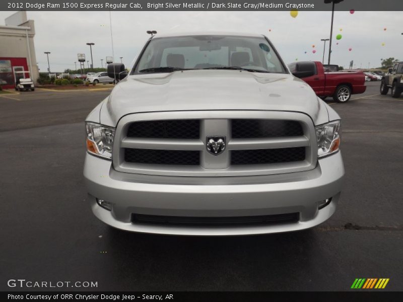 Bright Silver Metallic / Dark Slate Gray/Medium Graystone 2012 Dodge Ram 1500 Express Regular Cab