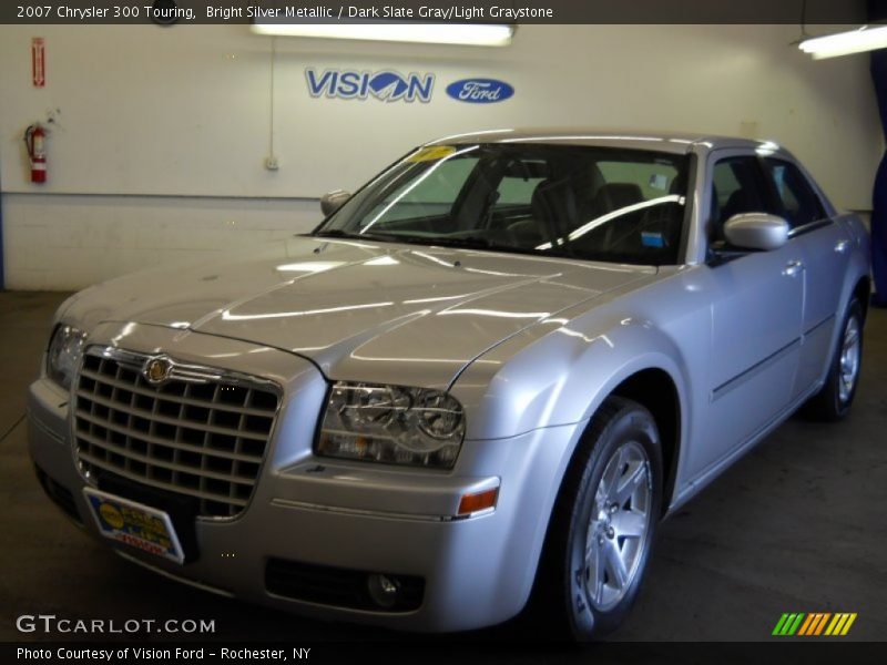 Bright Silver Metallic / Dark Slate Gray/Light Graystone 2007 Chrysler 300 Touring