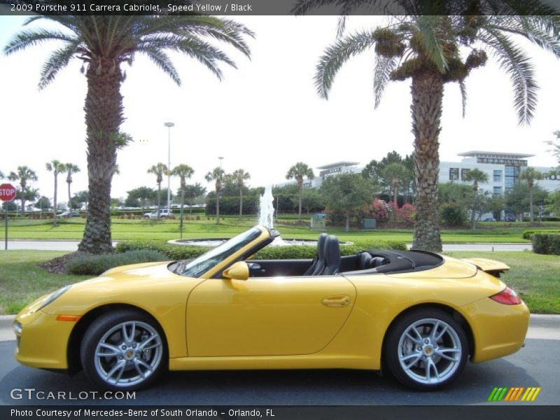  2009 911 Carrera Cabriolet Speed Yellow