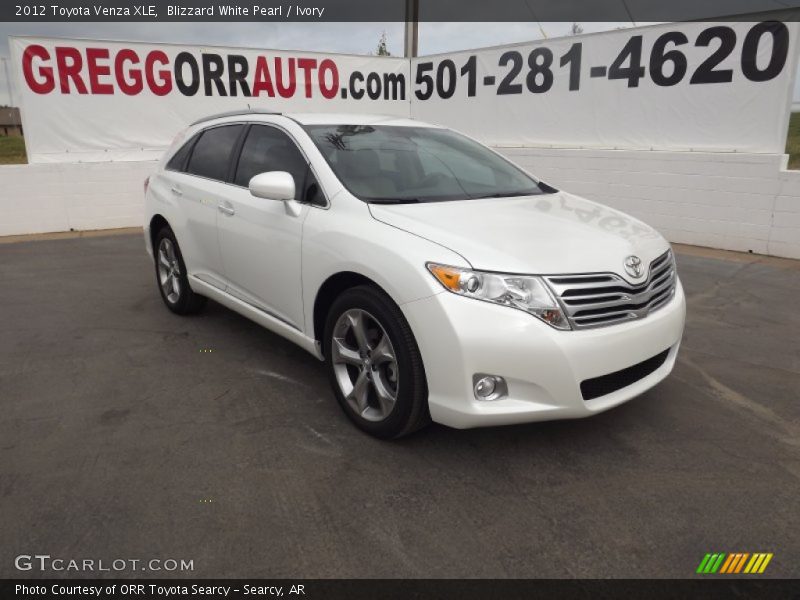 Blizzard White Pearl / Ivory 2012 Toyota Venza XLE
