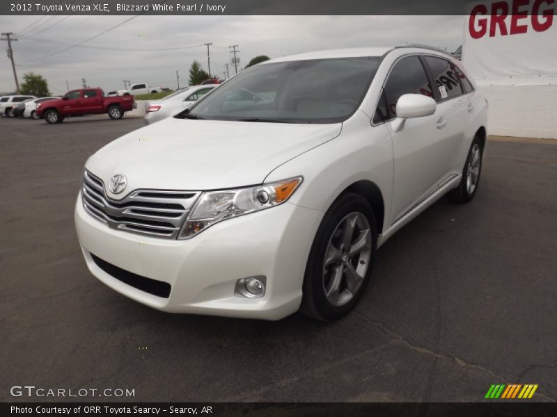 Blizzard White Pearl / Ivory 2012 Toyota Venza XLE