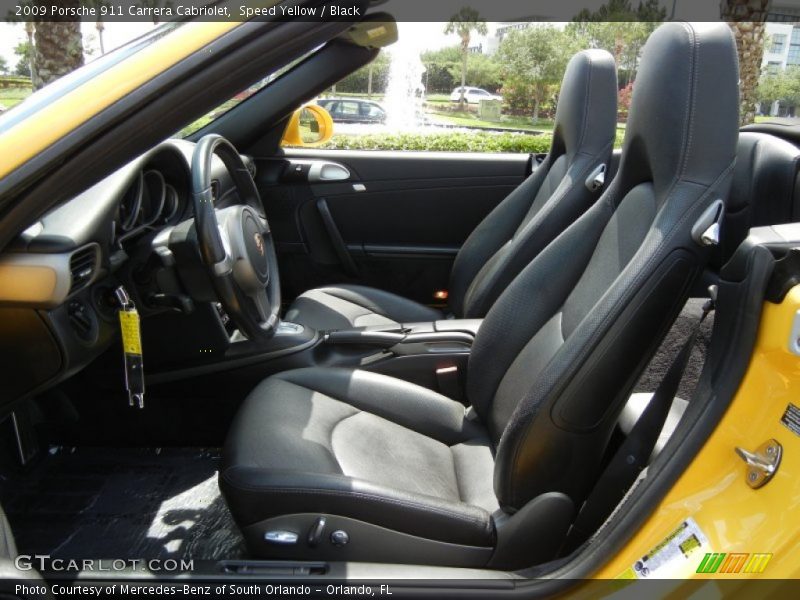  2009 911 Carrera Cabriolet Black Interior