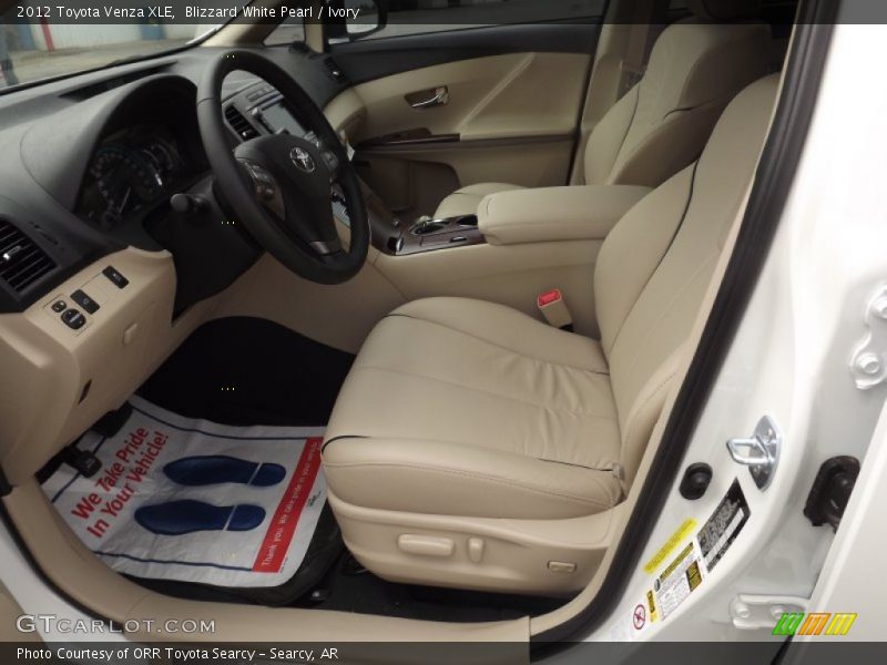 Blizzard White Pearl / Ivory 2012 Toyota Venza XLE