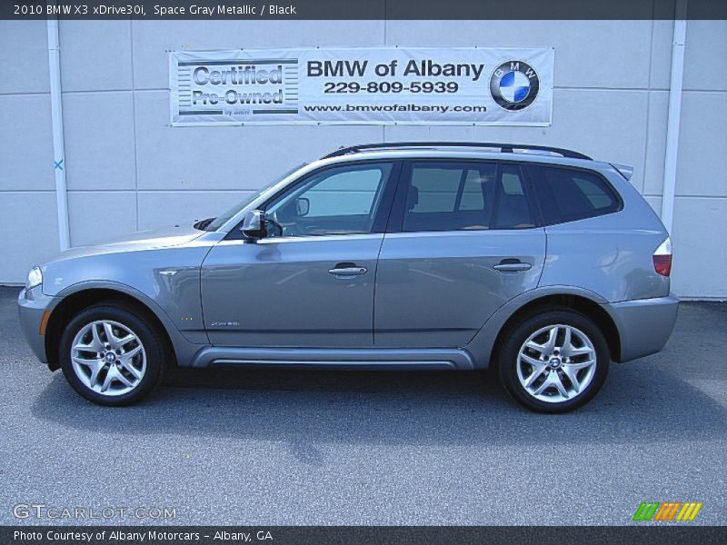 Space Gray Metallic / Black 2010 BMW X3 xDrive30i