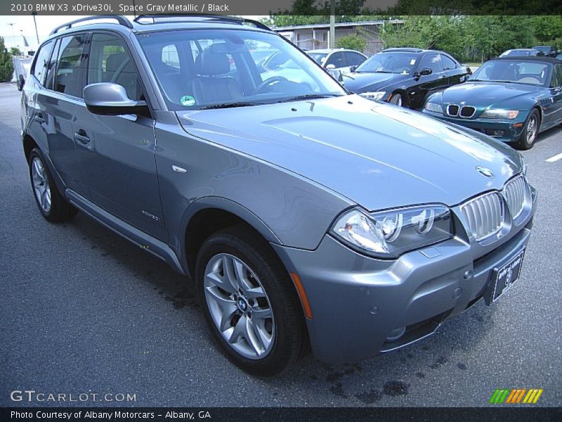 Space Gray Metallic / Black 2010 BMW X3 xDrive30i