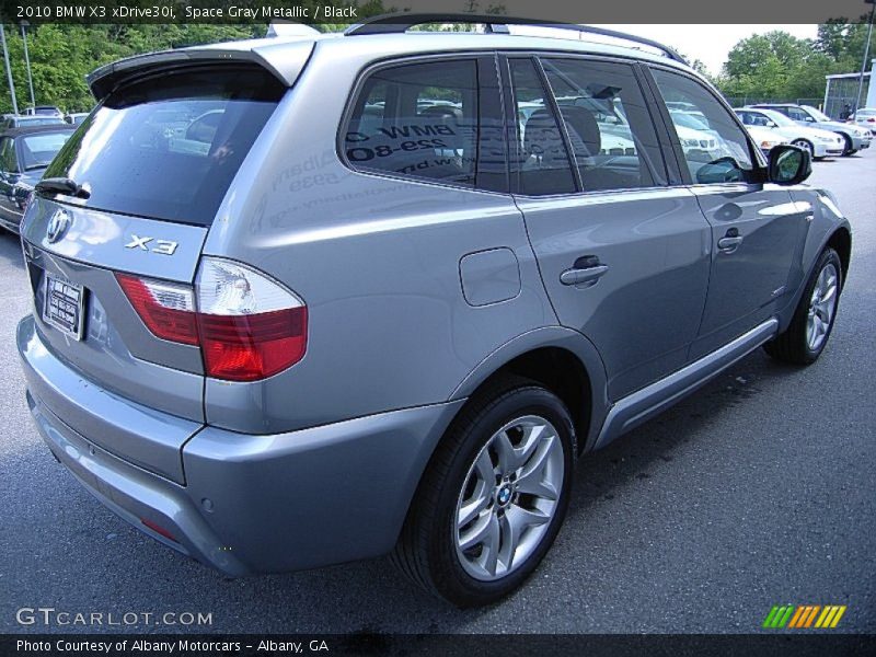 Space Gray Metallic / Black 2010 BMW X3 xDrive30i