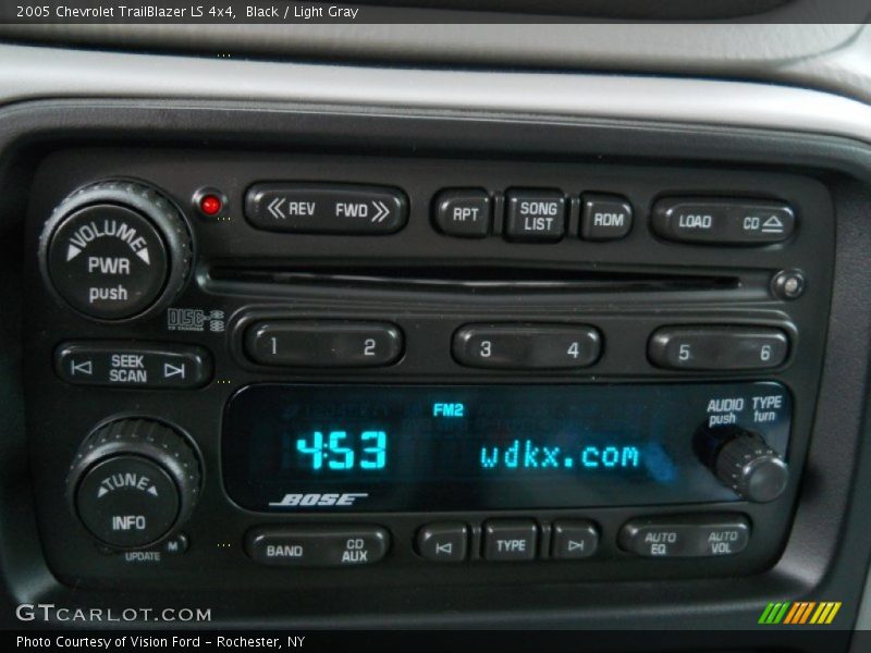 Black / Light Gray 2005 Chevrolet TrailBlazer LS 4x4