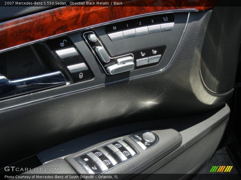 Obsidian Black Metallic / Black 2007 Mercedes-Benz S 550 Sedan