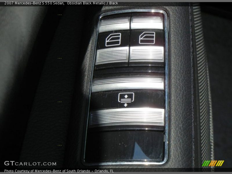 Obsidian Black Metallic / Black 2007 Mercedes-Benz S 550 Sedan