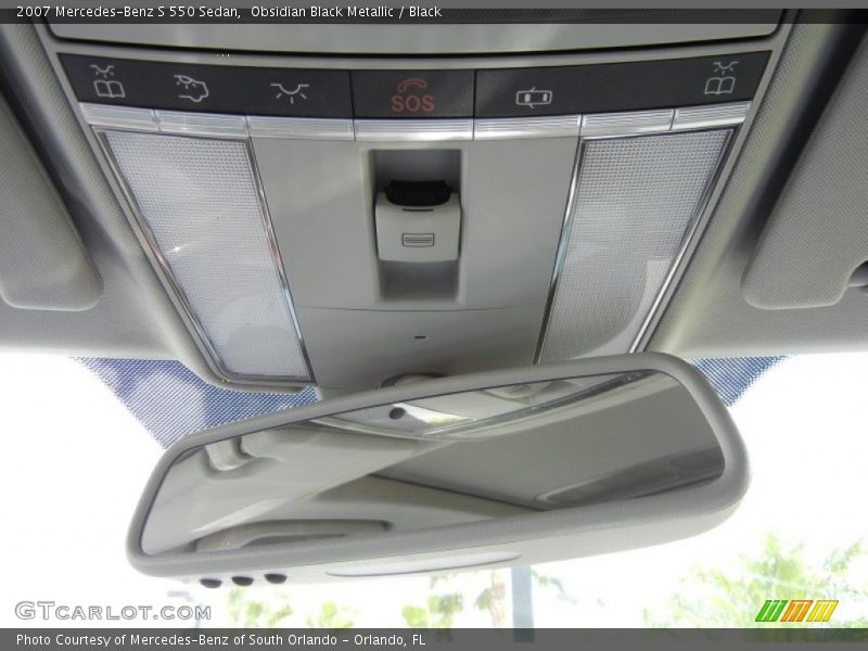 Obsidian Black Metallic / Black 2007 Mercedes-Benz S 550 Sedan