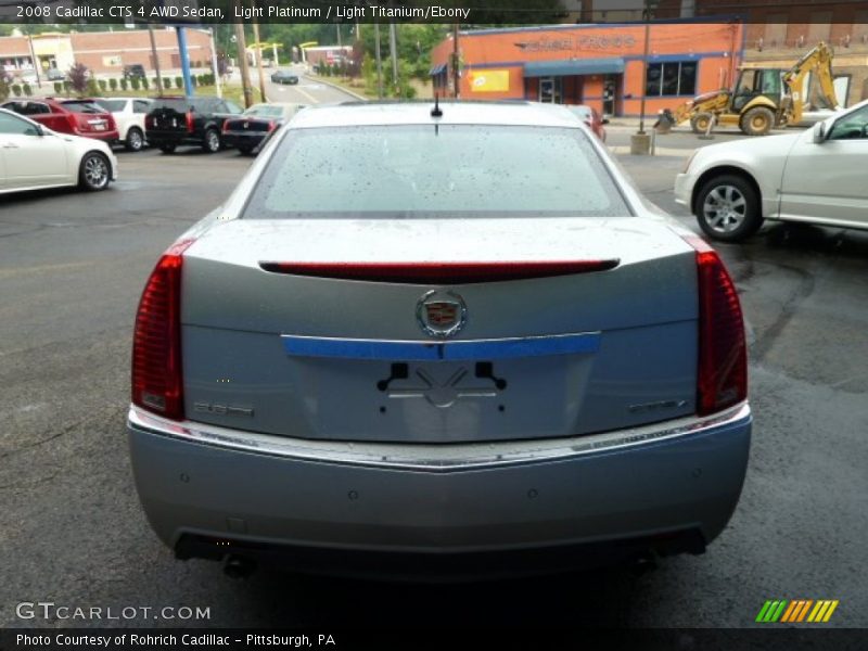 Light Platinum / Light Titanium/Ebony 2008 Cadillac CTS 4 AWD Sedan