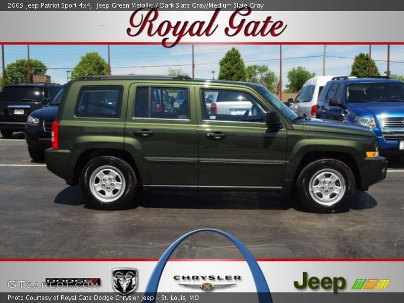 Jeep Green Metallic / Dark Slate Gray/Medium Slate Gray 2009 Jeep Patriot Sport 4x4