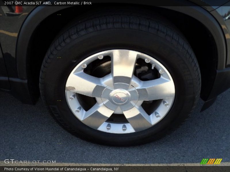 Carbon Metallic / Brick 2007 GMC Acadia SLT AWD